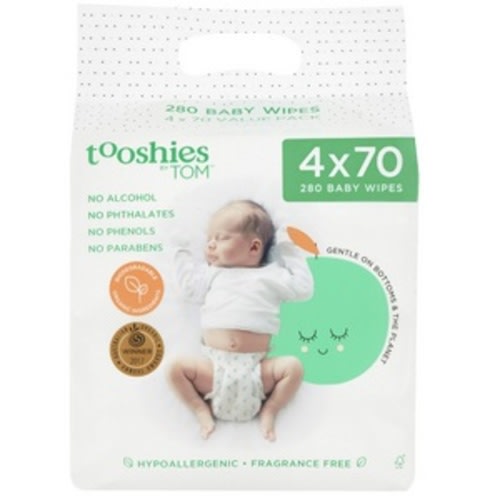 Tooshies Eco Wipes Aloe Vera & Chamomile | 280 pack