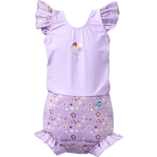 Splash About Happy Nappy Swimsuit with Frills