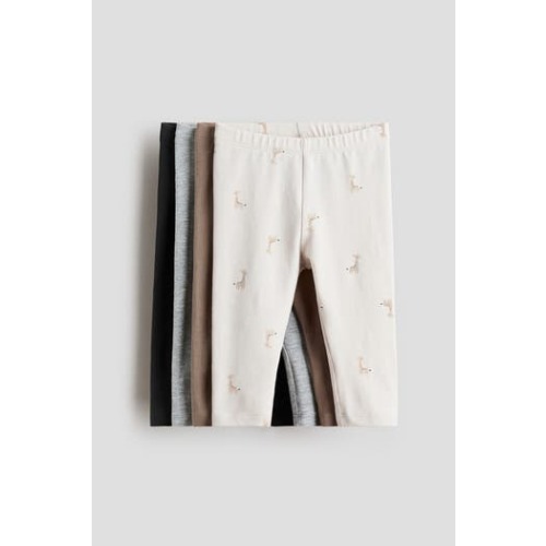 4-pack cotton jersey leggings, 3M