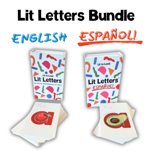 Lit Letters Español and English Bundle: Learn Letters 2x Faster in Spanish and Englsih