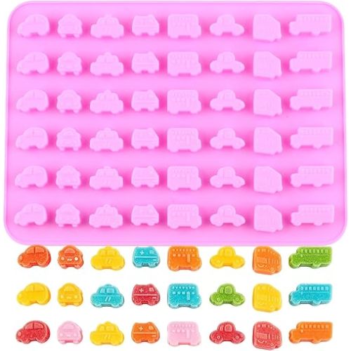 1Pcs Gummy Car Molds Vehicles Car Silicone Candy Molds For Gummy Candy