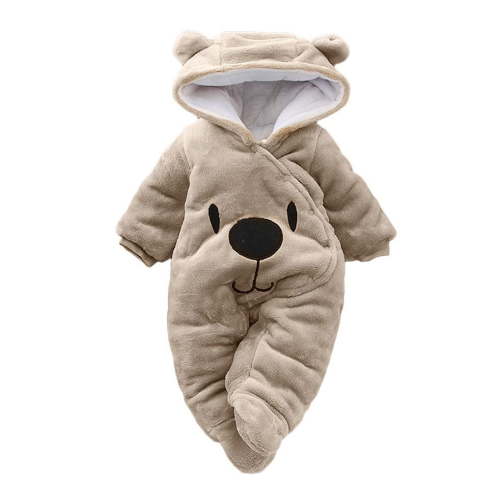 Baby Bear Onesie Outfit Suit Girls Boys Jumpsuit Romper Hooded Winter Snowsuit Clothes 6-9 Months