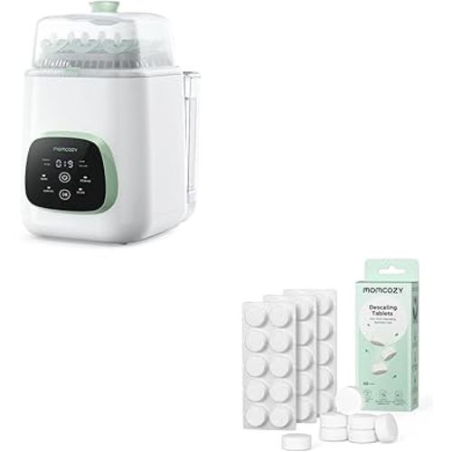 Momcozy Baby Bottle Washer & Offical Descaling Tablets