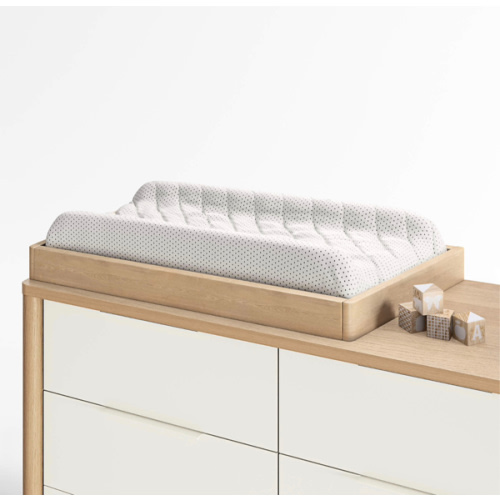 Natural Oak Wood Baby Changing Table Topper