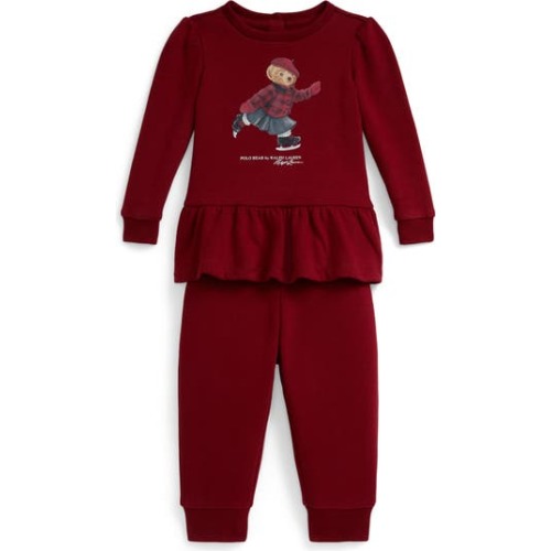 Skater Peplum Graphic Sweatshirt & Joggers Set, 9M