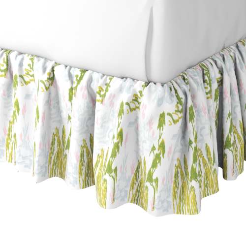 Ruffle Bedskirt in Meadow - Willow