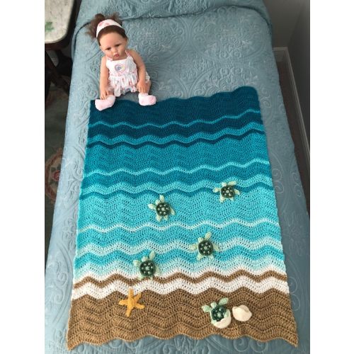Baby Sea Turtle Baby Blanket or Throw - Etsy