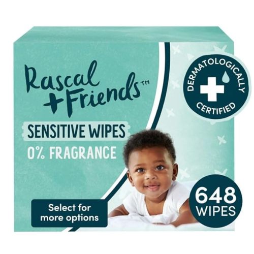 Rascal + Friends Sensitive Baby Wipes (648)