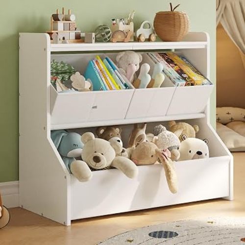 Kids Toy Storage Organizer for Easy Toy Cleanup and Organization