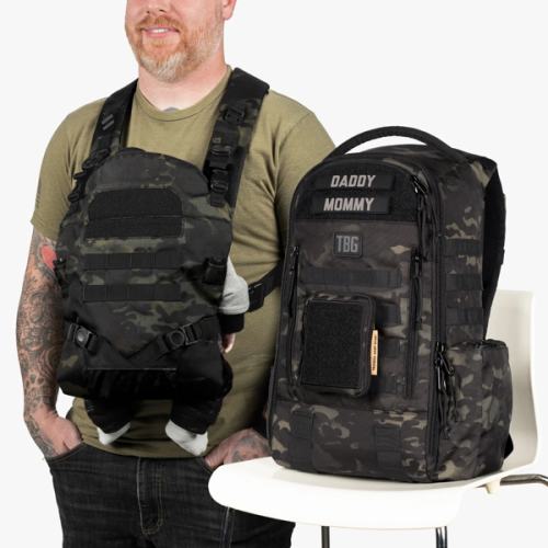 Daypack Diaper Bag & Baby Carrier Bundle - Durable, Versatile Gear – Tactical Baby Gear