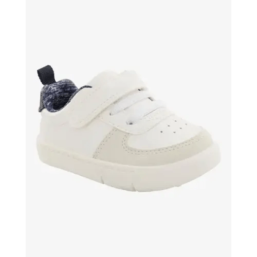 Boys  Every Step® First Walker Casual Sneakers - White | Carter's