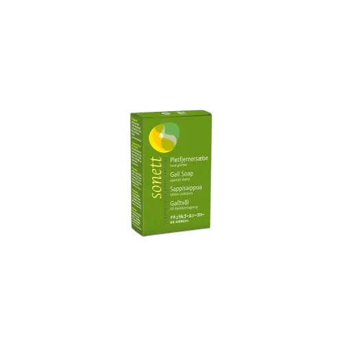 Sonett Organic Traditional Stain Removers Gall Soap, Highly Effective Against Marks Caused By Ink, Blood, Grease, Fruit.. (Pack of 1)