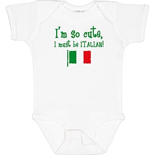 inktastic So Cute Italian Baby Bodysuit