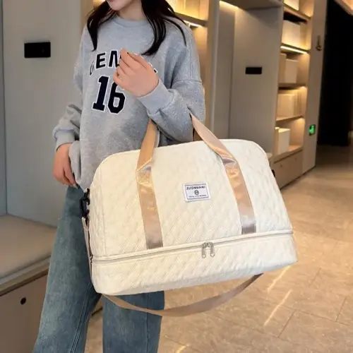 Spacious Large Capacity Travel Duffle Bag, Lightweight, Water-Resistant, - TikTok Shop