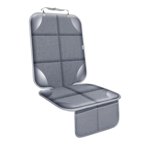 Meolsaek Car Seat Protector for Child Car Seat,Non-Slip Backing No Imprints | Durable Car Seat Mat 600D Fabric, Waterproof Car Seat Cover with Thick Pad
