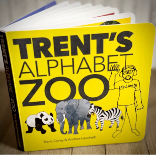 Trent's Alphabet Zoo Board Book – Drawings By Trent