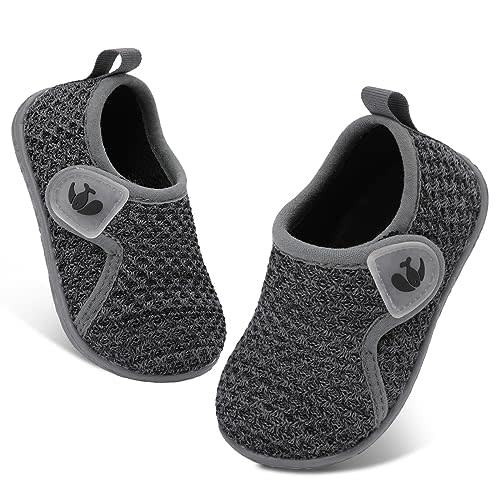 FEETCITY Baby Boys Girls First Walking Shoes Infant Sneakers Crib Shoes Breathable Lightweight Slip On Shoes