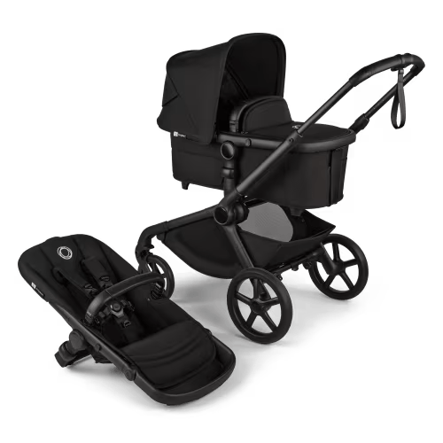 Bugaboo Kangaroo 2-in-1 stroller Travel-ready Bundle - Midnight Black