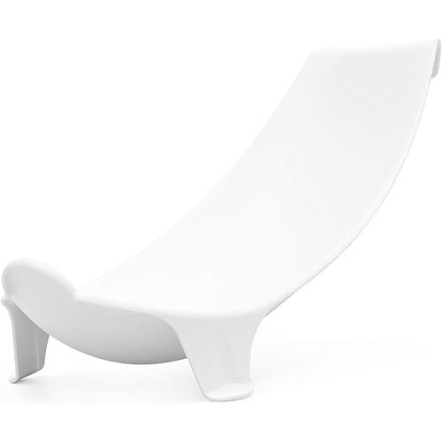 Stokke Flexi Bath Newborn Support, White - Best for Babies Up to Eight Months or 17.6 lbs - Lightweight, Convenient, Comfortable & Safe