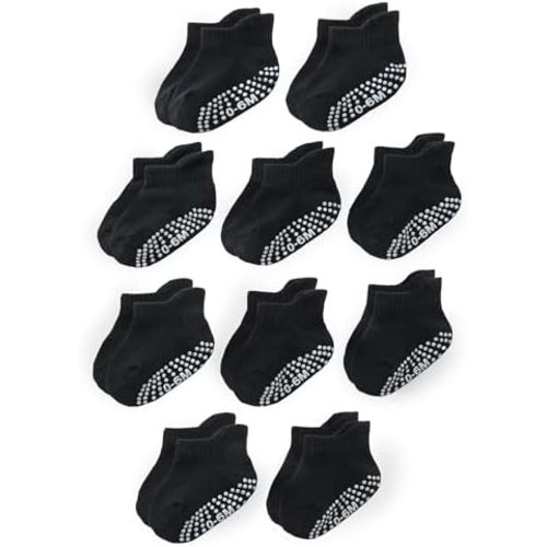 Fruit of the Loom Cotton Grip Socks for Baby and Toddler