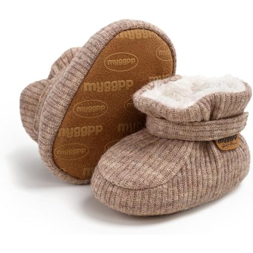 Ohwawadi Infant Baby Slippers Girls Boys Booties Warm Baby Socks Shoes Newborn Crib Footwear Prewalkers