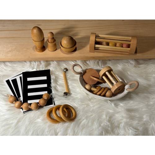 Essential Montessori Materials for the Entire First Year, A combination of our three bundles that contains a year of handmade materials