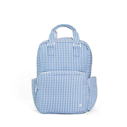 Quilted All You Need Bag Pimlico Stripe Chambray by TRVL Design | Lila & Hayes