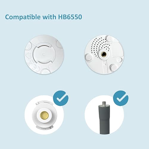 HelloBaby Baby Monitor with Floor Stand, 5'' Screen and 30-Hour Battery, No WiFi Baby Monitor with Camera and Audio, Flexible Hello Baby Stand, All in One Ideal for New Parents