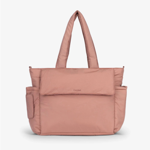 Diaper Tote Bag with Laptop Sleeve - PEONY