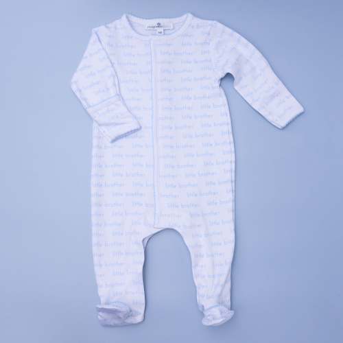 Little Brother Print Footie