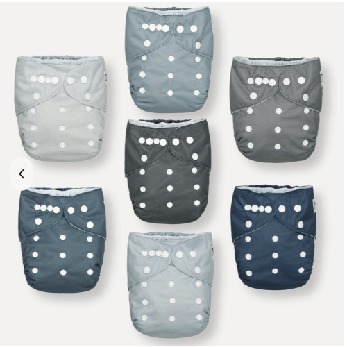 Nora's Nursery - 7 Pack Cloth Diapers, Out to Sea