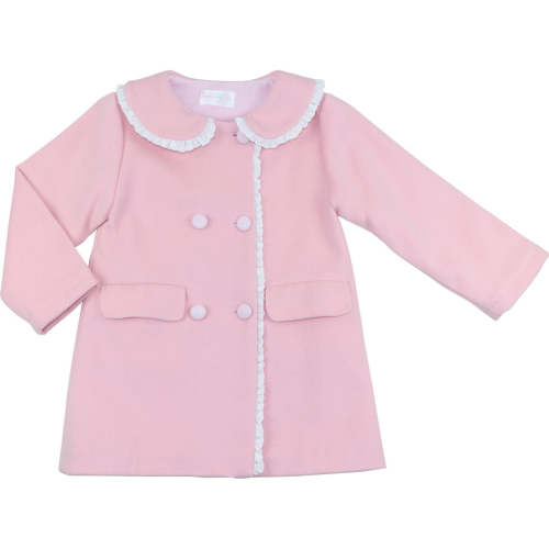 Pink Wool Eyelet Coat – Cecil & Lou