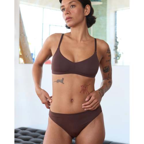 The Lounge Bra - Cocoa Brown