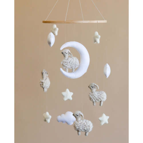 Handmade Mobile - Little Sheep - Final Sale