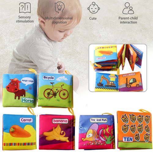 Big Save,HWRETIE Early Development Clearance,Kid Cloth Book Infant Baby Intelligence Development Toy Cognize Books - Walmart.ca