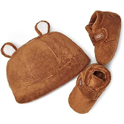 UGG Unisex-Baby Bixbee Bootie and Beanie Gift Set