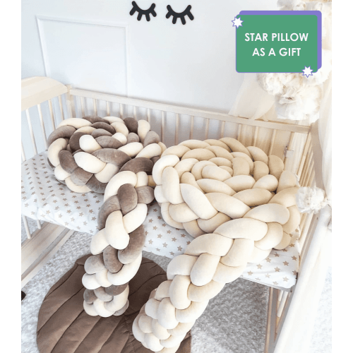 Braided Crib Bumper - Weaving in 4 Strips