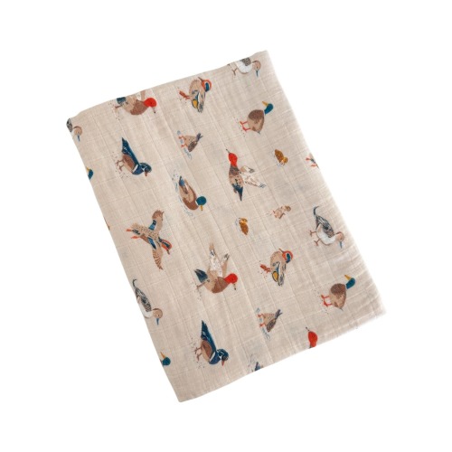 Ducks Organic Muslin Swaddle