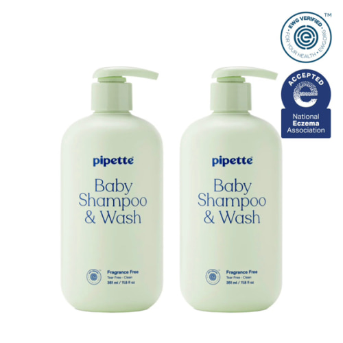Fragrance-Free Baby Shampoo + Wash Duo