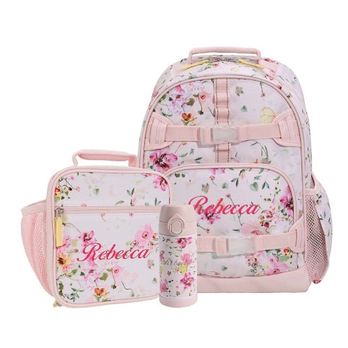 Mackenzie Monique Lhullier Jolie Floral Backpack & Lunch Bundle, Set of 3