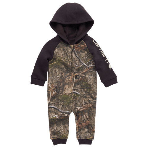 Carhartt Hooded Full-Zip Long-Sleeve Camo Coveralls for Babies - Mossy Oak Country DNA - 3 Months