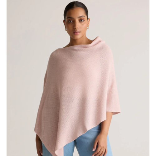 Lightweight Cotton Cashmere Nursing Shawl in Sugar Stone