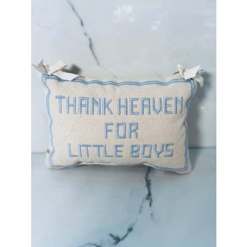 Thank Heaven Pillow Door Hanger - Little Boys