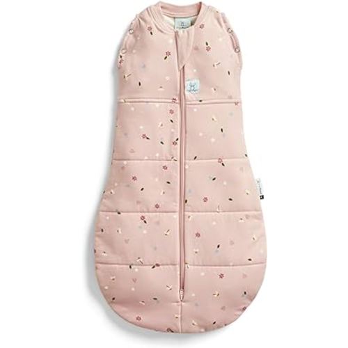 ergoPouch Cocoon Swaddle Sack 2.5 TOG - Baby Sleep Sack, Gentle Snug Fit Helps Calm Startle Reflex, Ideal for Arms In/Out Sleeping, Soft Breathable Fabric for Better Sleep (0-3 Months, Daisies)