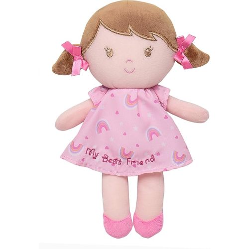 Baby Starters Plush Snuggle Buddy Baby Doll, Dorie, 11 inch