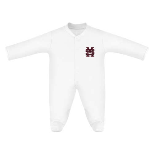 Mississippi State Bulldogs Footed Romper | College Baby