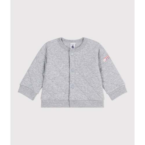 Baby boy quilted cardigan
