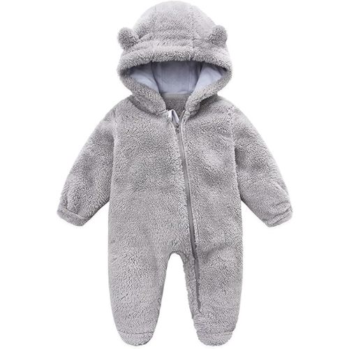 Baby Boy Girl Snowsuit Winter Warm Clothes Coat Infant Jumpsuit Toddler Outfit