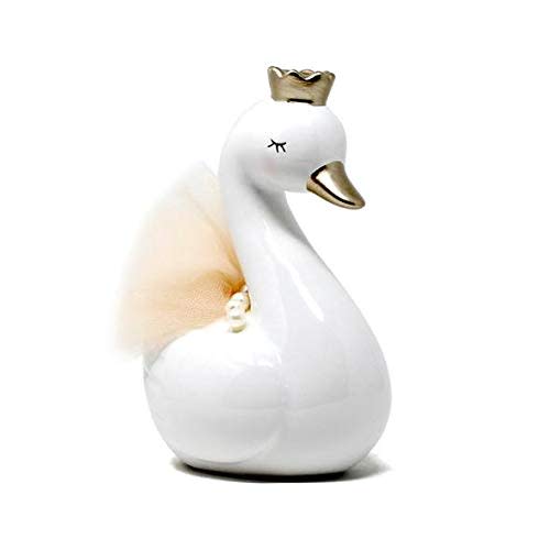 Child to Cherish Ceramic Swan Piggy Bank, Hana The Swan