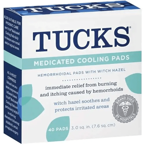 Tucks Hemorrhoidal Pads with Witch Hazel-40 Count